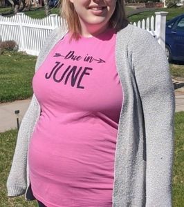 Due in June maternity tshirt